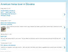 Tablet Screenshot of americanhorseloverinslovakia.blogspot.com