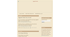 Desktop Screenshot of eggshellheart.blogspot.com