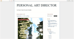 Desktop Screenshot of personalartdirector.blogspot.com