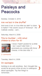 Mobile Screenshot of paisleysandpeacocks.blogspot.com