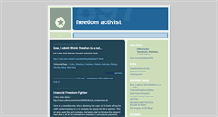 Desktop Screenshot of freeactivist.blogspot.com