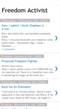 Mobile Screenshot of freeactivist.blogspot.com