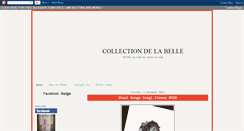 Desktop Screenshot of collectiondelabelle.blogspot.com