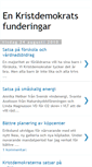 Mobile Screenshot of kristdemokrater.blogspot.com