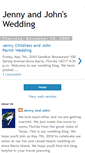 Mobile Screenshot of jennyandjohnswedding.blogspot.com