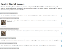 Tablet Screenshot of gardendistrictmosaics.blogspot.com