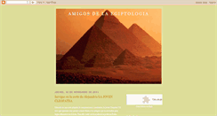 Desktop Screenshot of amigosdelaegiptologia.blogspot.com
