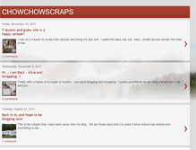 Tablet Screenshot of chowchowscraps.blogspot.com