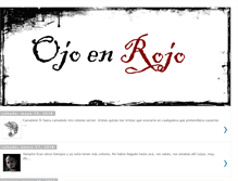 Tablet Screenshot of ojoenrojo.blogspot.com