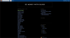 Desktop Screenshot of ez-money-with-blogs.blogspot.com