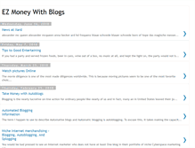 Tablet Screenshot of ez-money-with-blogs.blogspot.com