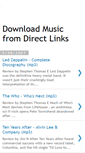 Mobile Screenshot of mp3musicsdownload.blogspot.com