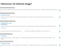 Tablet Screenshot of mattiasfahlman.blogspot.com