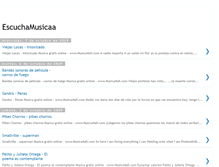 Tablet Screenshot of escuchamusicaa.blogspot.com
