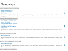 Tablet Screenshot of objawyciazy.blogspot.com