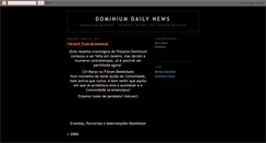 Desktop Screenshot of dominiumdailynews.blogspot.com