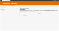 Desktop Screenshot of escaleracaracol.blogspot.com