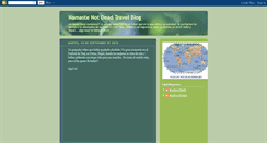 Desktop Screenshot of namastenotdead.blogspot.com