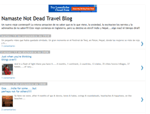 Tablet Screenshot of namastenotdead.blogspot.com