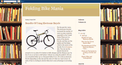 Desktop Screenshot of foldingbikemania.blogspot.com