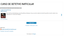 Tablet Screenshot of cursodedetetiveparticular.blogspot.com