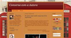 Desktop Screenshot of conversa-com-a-autora.blogspot.com