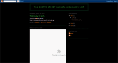 Desktop Screenshot of ghettostreetgangstamidaiganesshit.blogspot.com