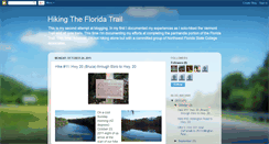 Desktop Screenshot of hikingflorida.blogspot.com