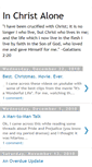 Mobile Screenshot of inchristalone-sara.blogspot.com