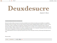 Tablet Screenshot of deuxdesucre.blogspot.com