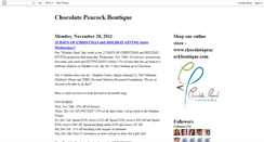 Desktop Screenshot of chocolatepeacockboutique.blogspot.com