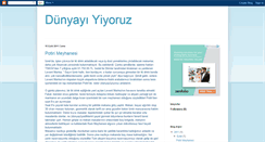 Desktop Screenshot of dunyayiyiyoruz.blogspot.com