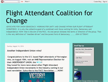 Tablet Screenshot of flightattendantcoalition.blogspot.com