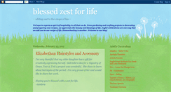 Desktop Screenshot of blessedzest.blogspot.com