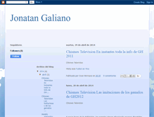 Tablet Screenshot of jonatangaliano.blogspot.com