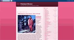 Desktop Screenshot of pakistaniwomen.blogspot.com