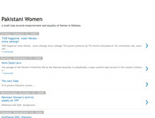 Tablet Screenshot of pakistaniwomen.blogspot.com