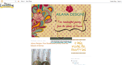 Desktop Screenshot of ailanadesigns.blogspot.com