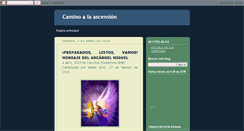 Desktop Screenshot of caminoalaascension.blogspot.com