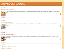 Tablet Screenshot of cookbooksgalore1.blogspot.com