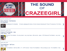 Tablet Screenshot of crazeegirlsound.blogspot.com