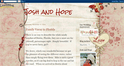 Desktop Screenshot of joshandhope.blogspot.com