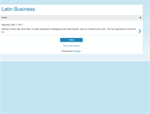 Tablet Screenshot of latin-business.blogspot.com