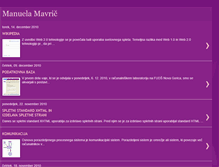 Tablet Screenshot of manuela-mavric.blogspot.com