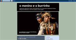 Desktop Screenshot of omeninoeoburrinho.blogspot.com