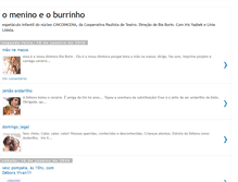 Tablet Screenshot of omeninoeoburrinho.blogspot.com