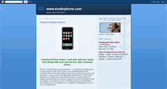 Desktop Screenshot of exoticphone.blogspot.com