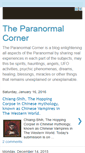 Mobile Screenshot of paranormal-corner.blogspot.com