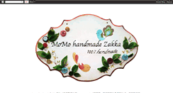 Desktop Screenshot of momo-handmade-zakka.blogspot.com