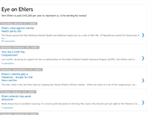 Tablet Screenshot of eyeonehlers.blogspot.com